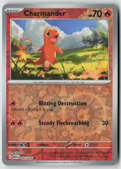 Charmander - Reverse Cosmos Holo (Costco) 004/165 - Misc Cards & Products - PTCG - Image 1