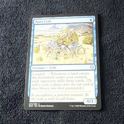 Ruin Crab Zendikar Rising Regular Magic MTG 075/280 ZNR Near Mint Card - Image 1