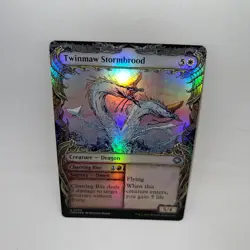 Twinmaw Stormbrood (Showcase) Tarkir: Dragonstorm Magic: The Gathering Foil LP - Image 1