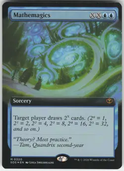 Mathemagics (Extended Art) Secrets of Strixhaven Magic: The Gathering Foil NM/M - Image 1