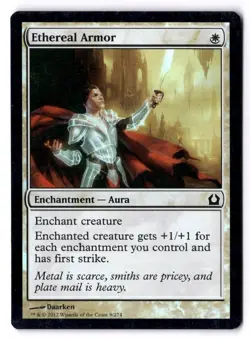 Ethereal Armor MP* FOIL Return To Ravnica ENGLISH 9/274 mtg -UnltdCards - Image 1