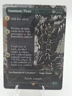 Summon: Titan (Borderless) Final Fantasy Regular - Image 1