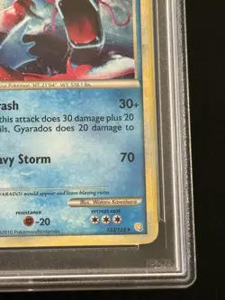 2010 POKEMON HEARTGOLD & SOULSILVER 123 GYARADOS-HOLO PSA 8 - Image 5