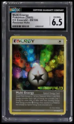 CGC 6.5 - Multi Energy (Reverse Holo) - 2005 Pokemon - EX Emerald - #89 - Image 1