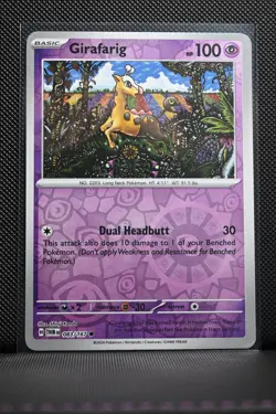 Girafarig 083/167 Common Twilight Masquerade Pokemon Reverse Holo NM - Image 1