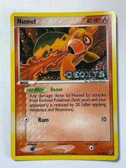 Pokemon EX Deoxys Numel 68/107 Reverse Rev Holo Foil NM/LP - Image 1