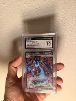 2025 Pokemon MEP Black Star UPC Promos Mega Charizard X ex #023 CGC 10 - Image 1