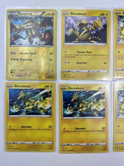 Pokemon Tcg Lot Of 6 Cards Electabuzz Electivire Common Reverse Holo - Image 3