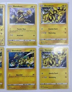 Pokemon Tcg Lot Of 6 Cards Electabuzz Electivire Common Reverse Holo - Image 4