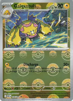 Galvantula 034/086 Poke Ball Pattern Holo SV: White Flare NM Pokemon - Image 1