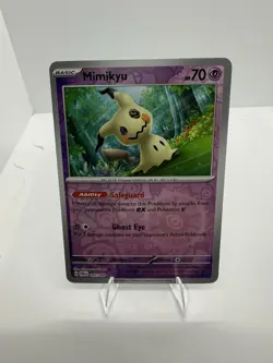 Pokemon Mimikyu Paldean Fates PAF RARE HOLO 037/091 Himeno NM - Image 1