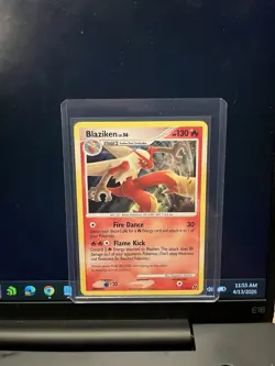 2008 Pokemon, Great Encounters, #1/106 Blaziken LV.56, Holo Rare - Image 1