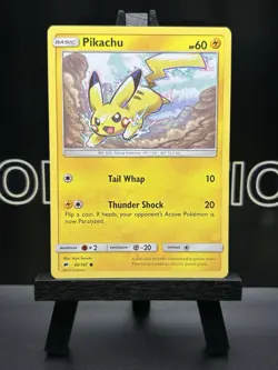 Pikachu - 40/147 - Common NM, English Pokemon Sun & Moon Burning Shadows - Image 2