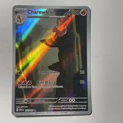 Pokemon TCG- Charmeleon 169/165 Scarlet & Violet 151 Illustration Rare Holo NM - Image 1