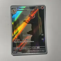 Pokemon TCG- Charmeleon 169/165 Scarlet & Violet 151 Illustration Rare Holo NM - Image 4
