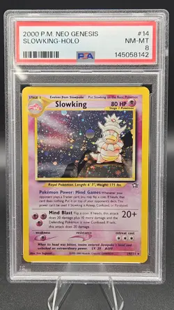 Pokemon Slowking - Neo Genesis - 14/111 - Holo - PSA 8 - Image 1