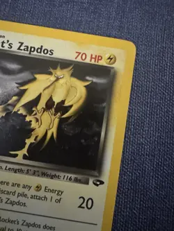 Pokemon 2000 Gym Challenge Rockets Zapdos Holo #15 Unlimited - Image 4