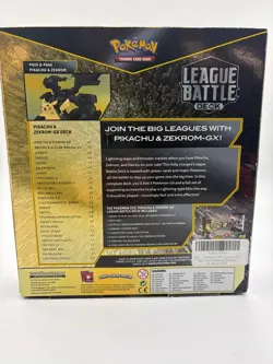 Pokemon Pikachu & Zekrom-GX League Battle Deck - Factory Sealed Deck - Image 2