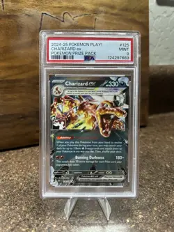 Pokemon Charizard ex Double Rare Holo 125/197 Prize Pack Stamped PSA 9🔥🔥 - Image 1