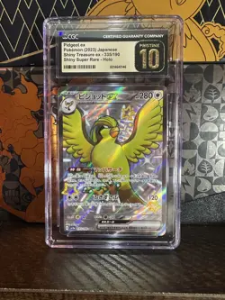 Pidgeot ex 335/190 Shiny Treasure ex JP Pokemon TCG Graded CGC 10 Pristine - Image 2
