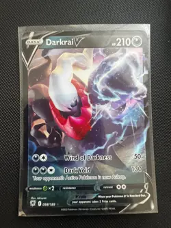 Pokemon TCG: Darkrai V 098/189 Swsh10: Astral Radiance Ultra Rare -NM - Image 1