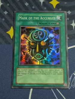 Mask of the Accursed - LON-019 - Super Rare (NM) - Yugioh - Image 1