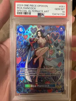 Boa Hancock OP07-051 Emperors Foil Special Alt Art PSA 10 - SP - OP09 - Image 1