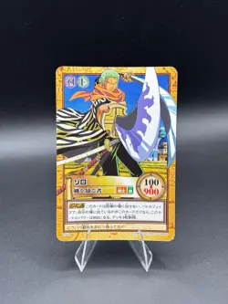 Roronoa Zoro C521 Carddass Hyper Battle Japanese One Piece Lightly Played - Image 1