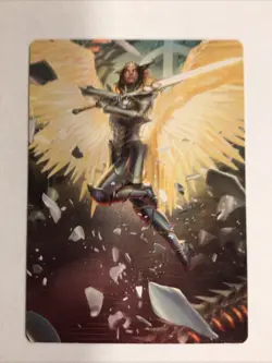 Archangel Elspeth - 1/81 - Art Card - MOM - NM - MTG Magic the Gathering - Image 1