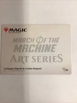 Archangel Elspeth - 1/81 - Art Card - MOM - NM - MTG Magic the Gathering - Image 2