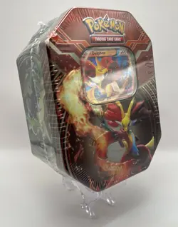 (403009) Pokemon 2014 Delphox EX Kalos Power Collectors Tin - Factory Sealed - Image 2