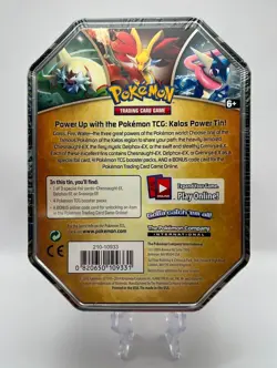 (403009) Pokemon 2014 Delphox EX Kalos Power Collectors Tin - Factory Sealed - Image 4