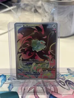 Bulbasaur - (Mega Evolution Stamped) 133/132 Pokemon Cards Holo Sealed Boxtopper - Image 2