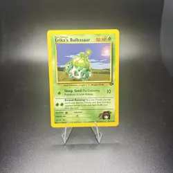 Erika's Bulbasaur 39/132 Unlimited Gym Challenge Vintage WOTC Pokemon Card NM -j - Image 1