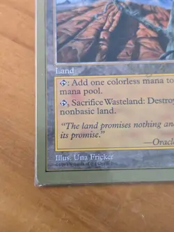 Wasteland - 1998 Randy Buehler (TMP) (SB) (NM) World Championship WCD Magic MTG - Image 3