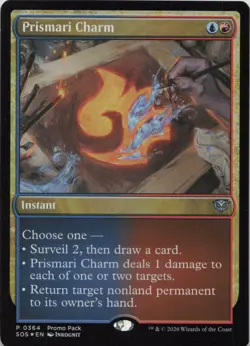 Prismari Charm FOIL P Promo Pack: Secrets of Strixhaven 364 MTG - Image 1