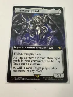 The Warring Triad (Extended Art) ✅ Final Fantasy ✅ Magic (mtg) - Image 1