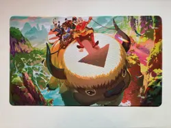 Katara Bending Prodigy MTG Playmat Stitched Edges Gaming Desk Mat + Free Bag - Image 5