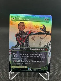 Foil - Miles Morales (0234) (Borderless) - 234 / NM / English MTG - Image 1