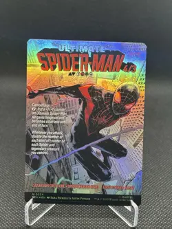 Foil - Miles Morales (0234) (Borderless) - 234 / NM / English MTG - Image 2