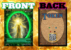 IMPOSSIBLE Custom Creature Game Token for Magic the Gathering MTG, HIGH QUALTY! - Image 1