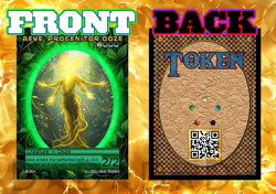 IMPOSSIBLE Custom Creature Game Token for Magic the Gathering MTG, HIGH QUALTY! - Image 3