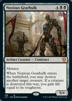 1x NOXIOUS GEARHULK - Commander/Retro - MTG - Magic the Gathering - Image 2