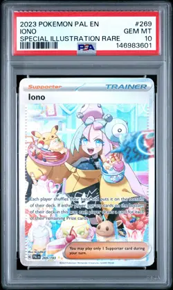 PSA 10 IONO 269/193 SPECIAL ILLUSTRATION RARE PAL EN-PALDEA EVOLVED POKEMON - Image 1