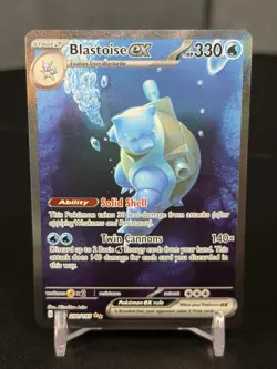 Blastoise ex 200/165 Special Illustration Rare - Pokemon TCG - SV 151 English NM - Image 1
