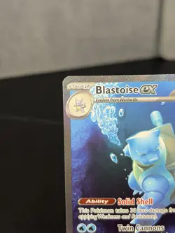Blastoise ex 200/165 Special Illustration Rare - Pokemon TCG - SV 151 English NM - Image 4