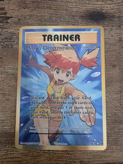 Pokemon Misty's Determination Full Art Holo Ultra Rare 108/108 Evolutions - Image 1