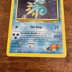 --Pokemon-- TCG Misty's Seadra --Holo-- Rare Gym Heroes 9/132 - Image 5