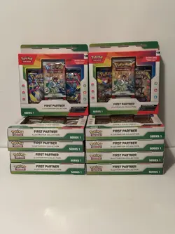 Pokemon TCG First Partner Illustration Collection Volume 1 Lot Of 10 - Image 1
