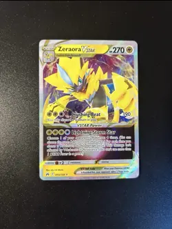 Pokemon TCG Zeraora VSTAR 055/159 Crown Zenith Holo NM - Image 1
